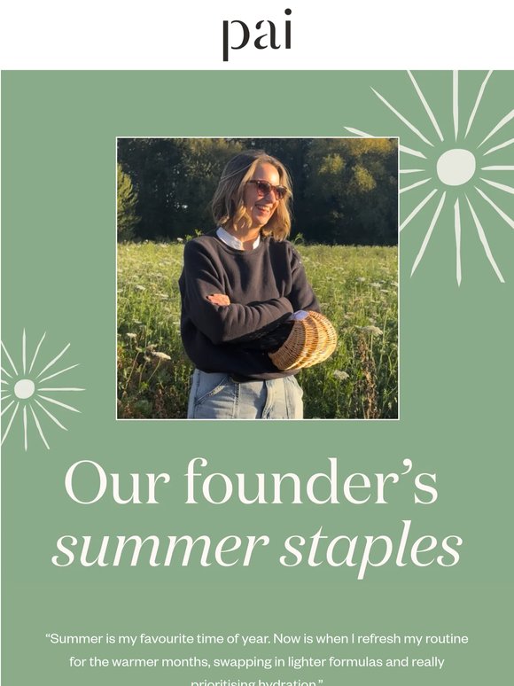 Sarah’s summer skincare ☀️