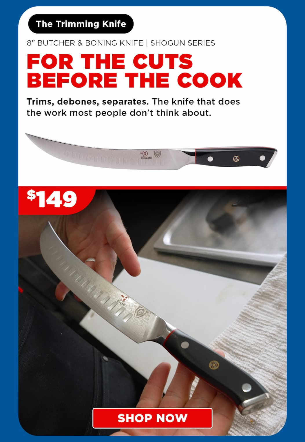 Butcher, Boning & Breaking Knife | Shogun Series 