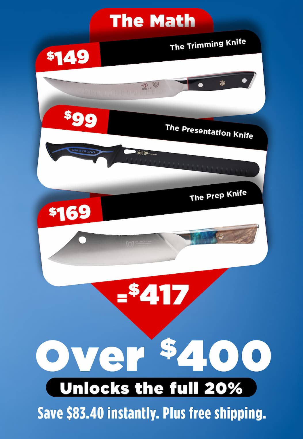 Spend $400, unlock 20% Off