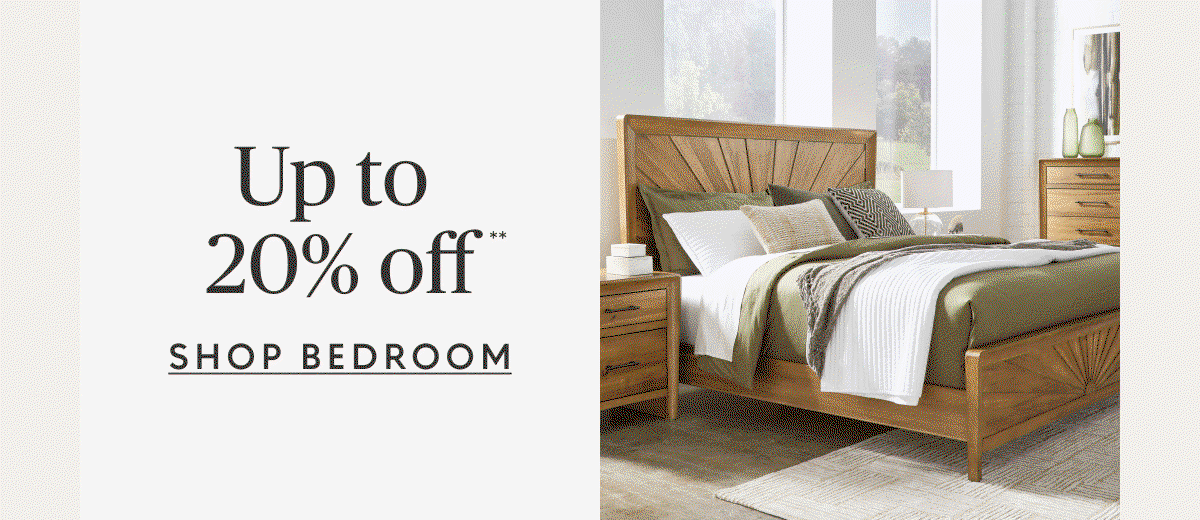 Bedroom up to 20% off
