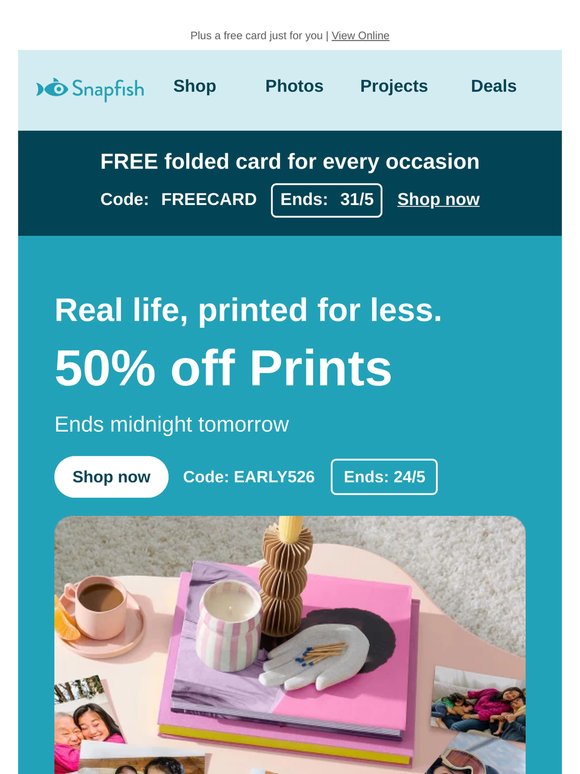 📸May Mayhem: 50% off - ends tomorrow