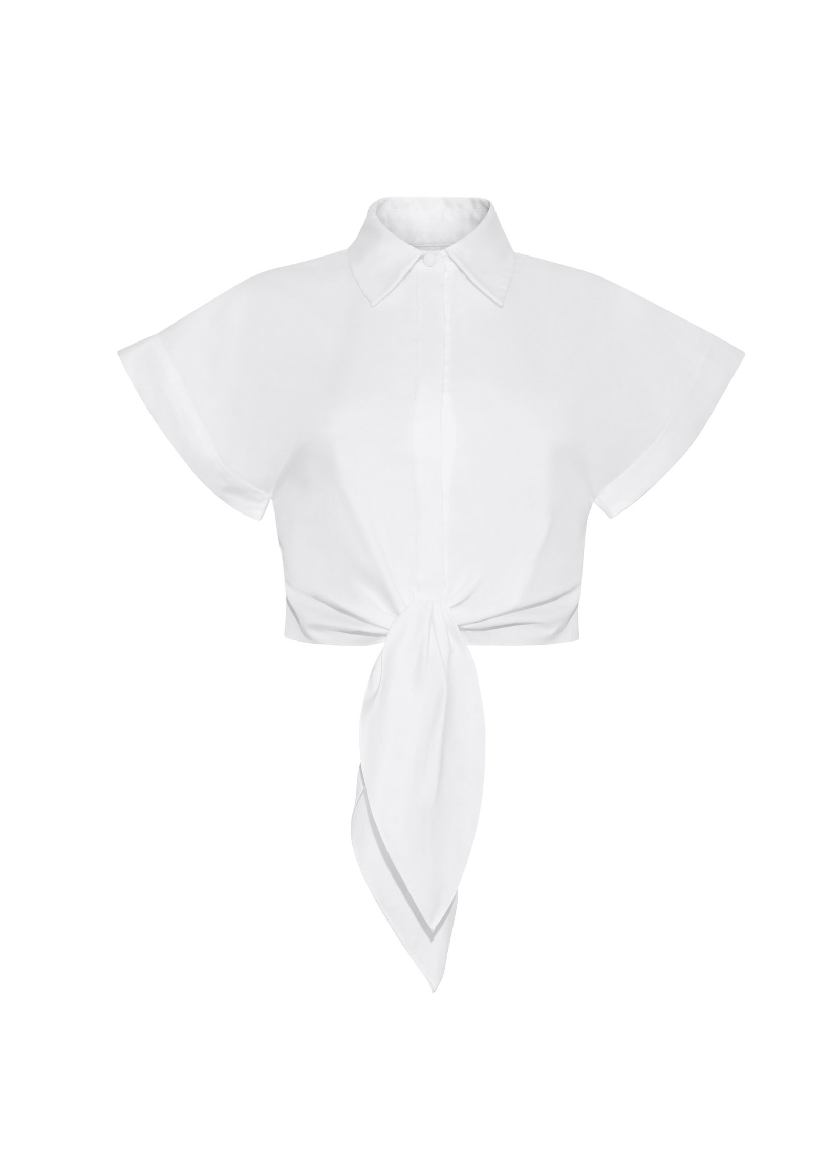 Ghost image of the mila top in white
