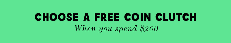Choose a Free Coin Clutch