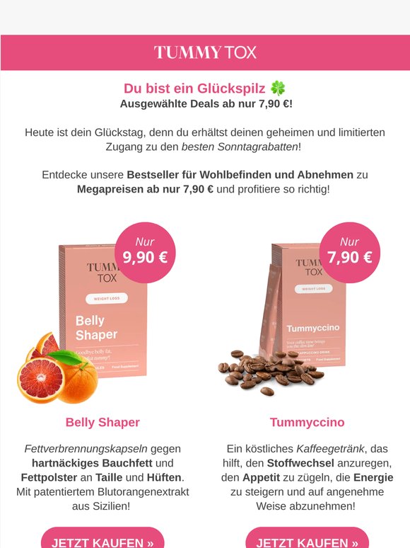 Ausgewählte Deals für nur 7,90 €! 😲