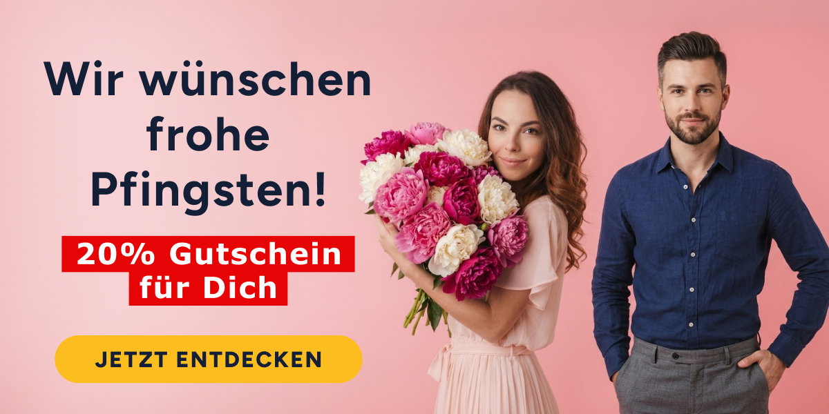 Jetzt 20% Rabatt zum Pfingstspecial sichern!
