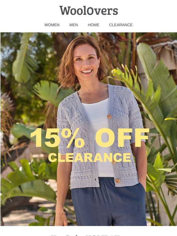 Extra 15% Off All Clearance Styles