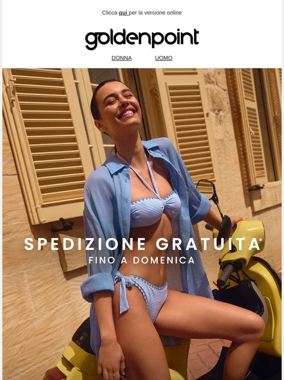 SPEDIZIONE GRATUITA fino a domenica 🐚