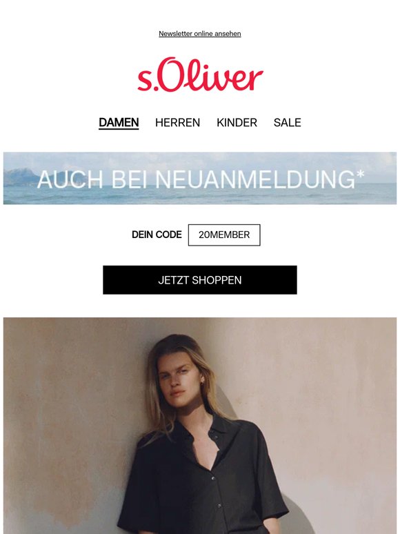 20% Member Days Rabatt | Leinen, auch im Set