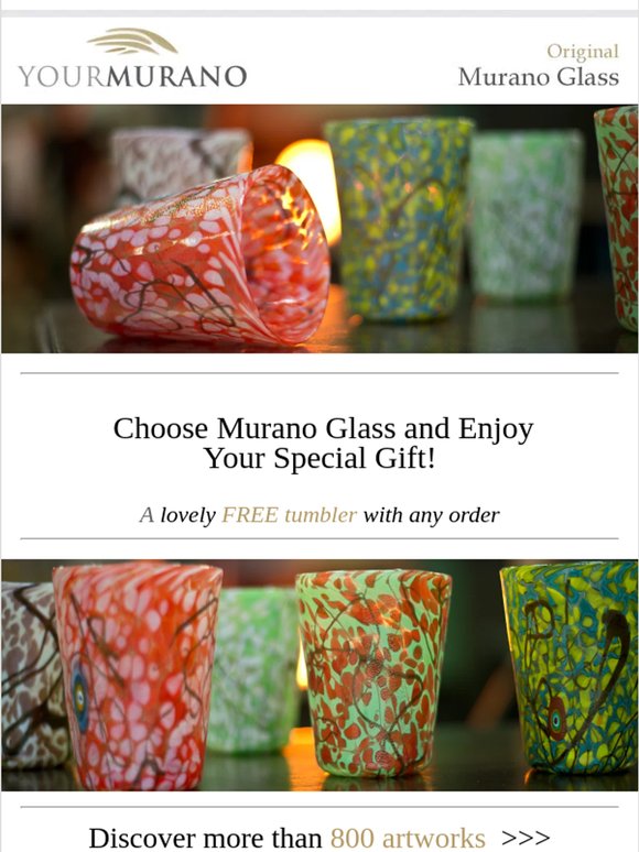Get your free glass with every order!