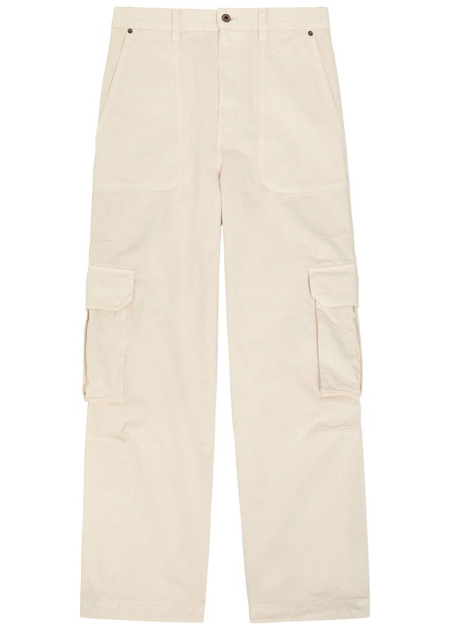 LOEWE Straight-leg cotton cargo trousers