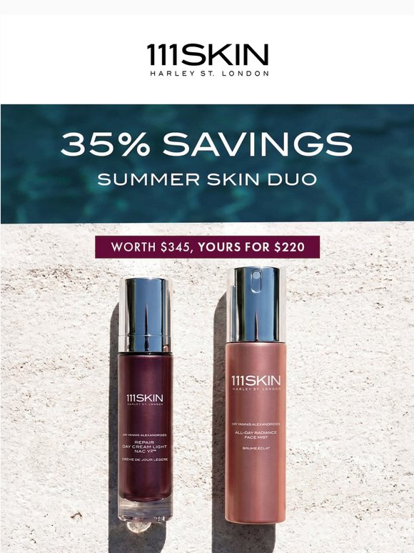 35% savings on our Summer Skin Duo