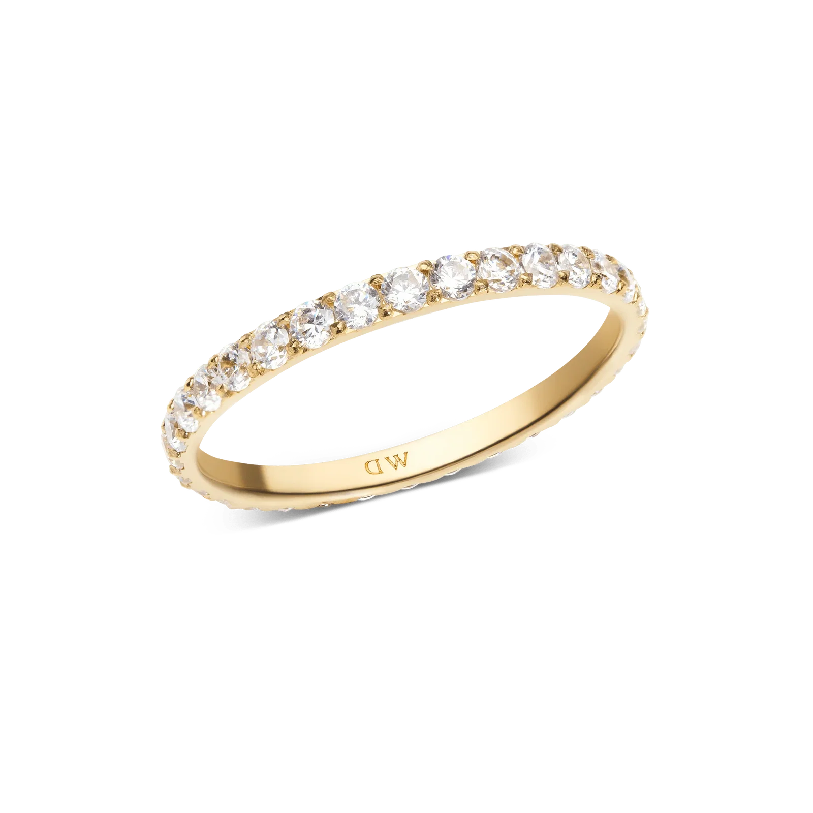 Image of Mirelle Eternity Ring Gold 2mm