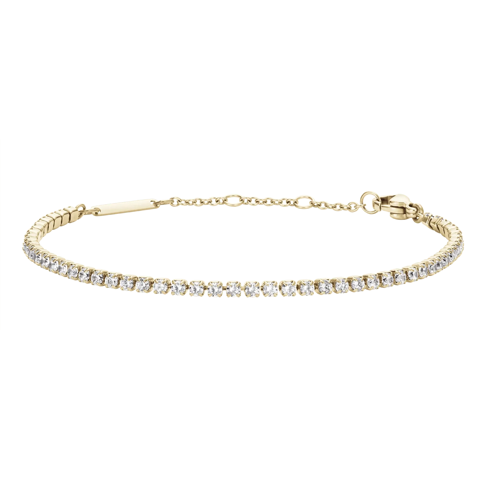 Image of Classic Tennis Bracelet Gold