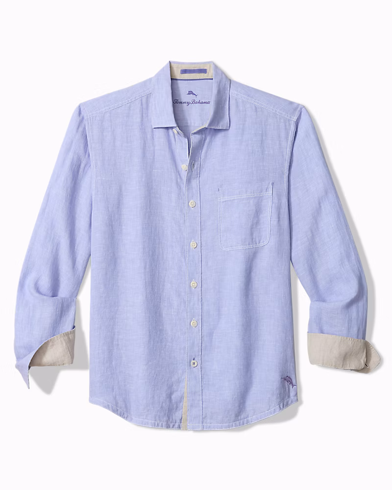 Image of Paradise Breezer Linen Long-Sleeve Shirt