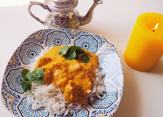 Pollo al curry y mango (mango murgh)