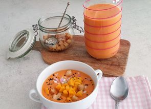 Mi gazpacho de mango