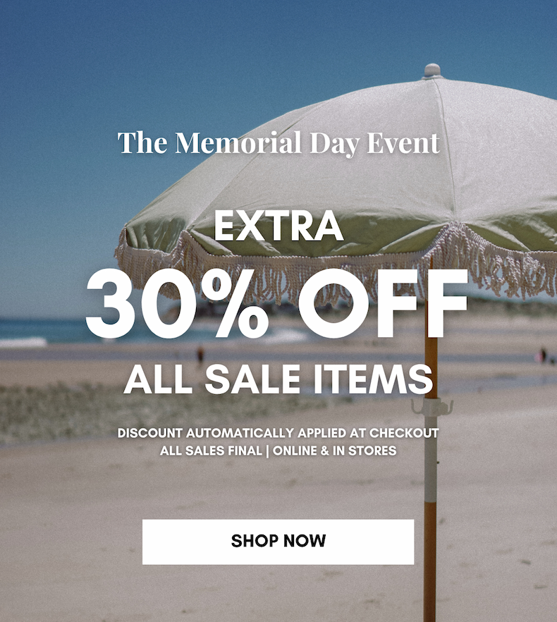 EXTRA 30% OFF ALL SALE ITEMS