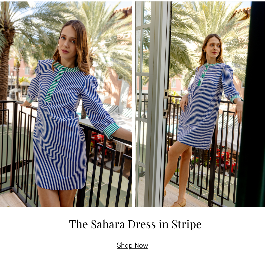 The Sahara Dress in Stripe