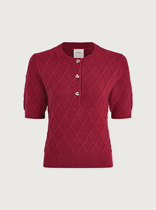 Merryn Diamond Knit Top