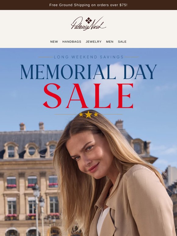 Memorial Day Weekend Savings Are Here! 30% Off Sitewide + Saturday's Deal of the Day
