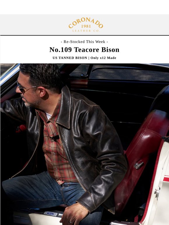 The No.109 Bison Teacore Jacket Re-Stock | Only x12 Made