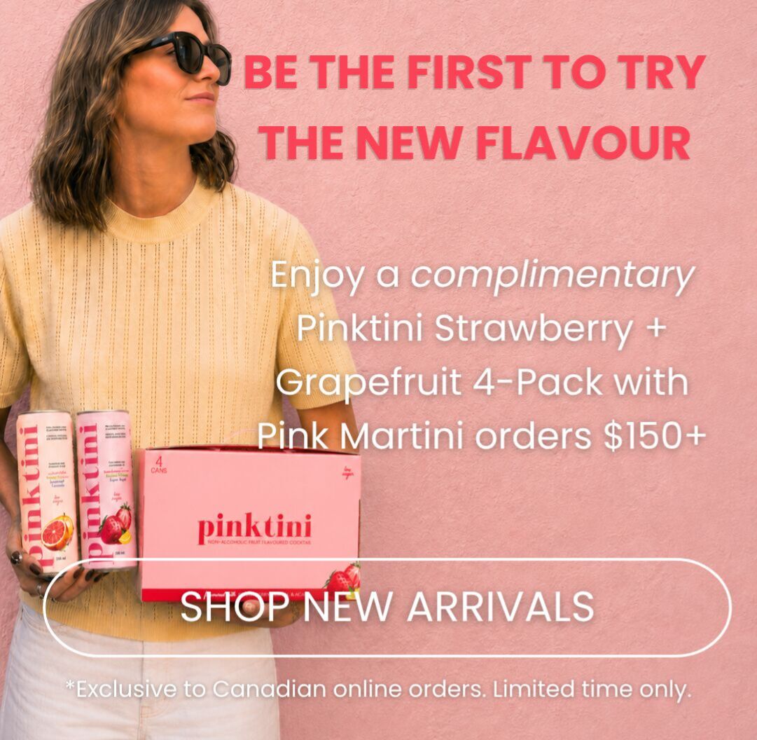 Get a free Pinktini 4-pack for orders $150+