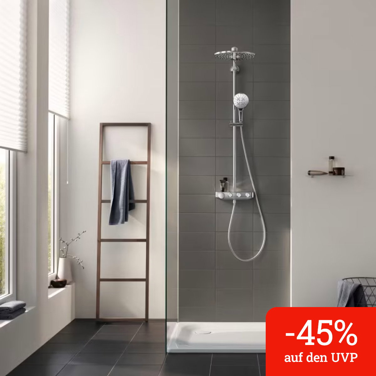 GROHE Euphoria SmartControl System 310 Duschsystem mit Thermostatbatterie für die Wandmontage