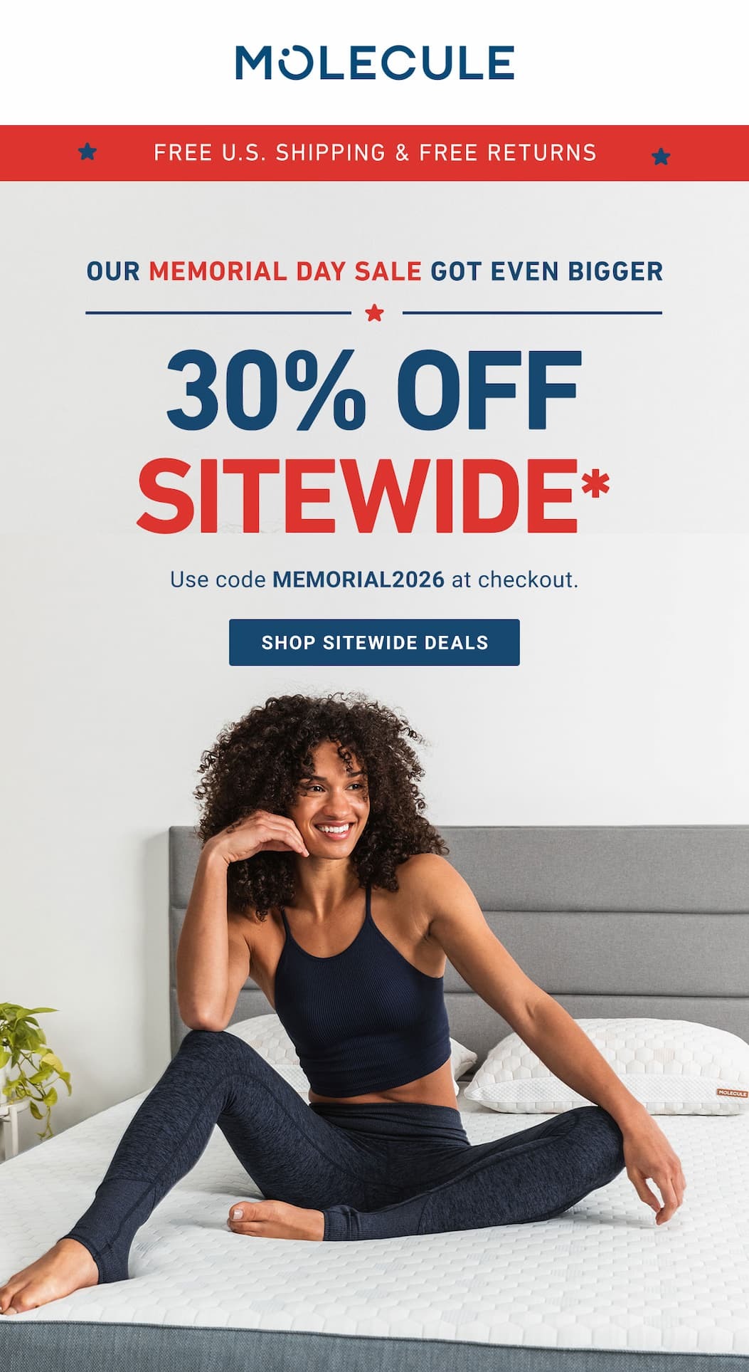 Use code MEMORIAL2026 for 30% off sitewide