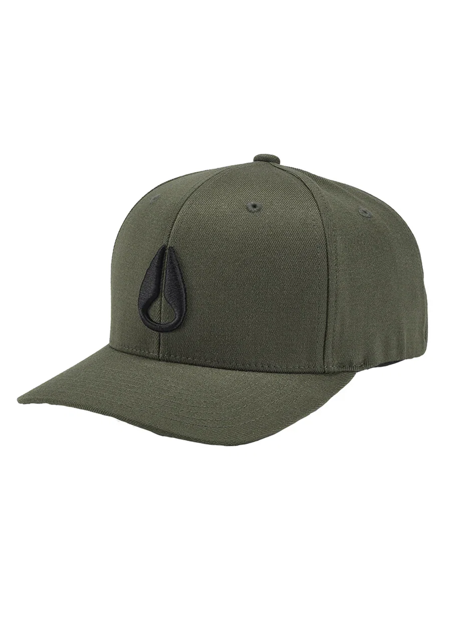 Image of Deep Down Flexfit Athletic Fit Hat - Dark Olive