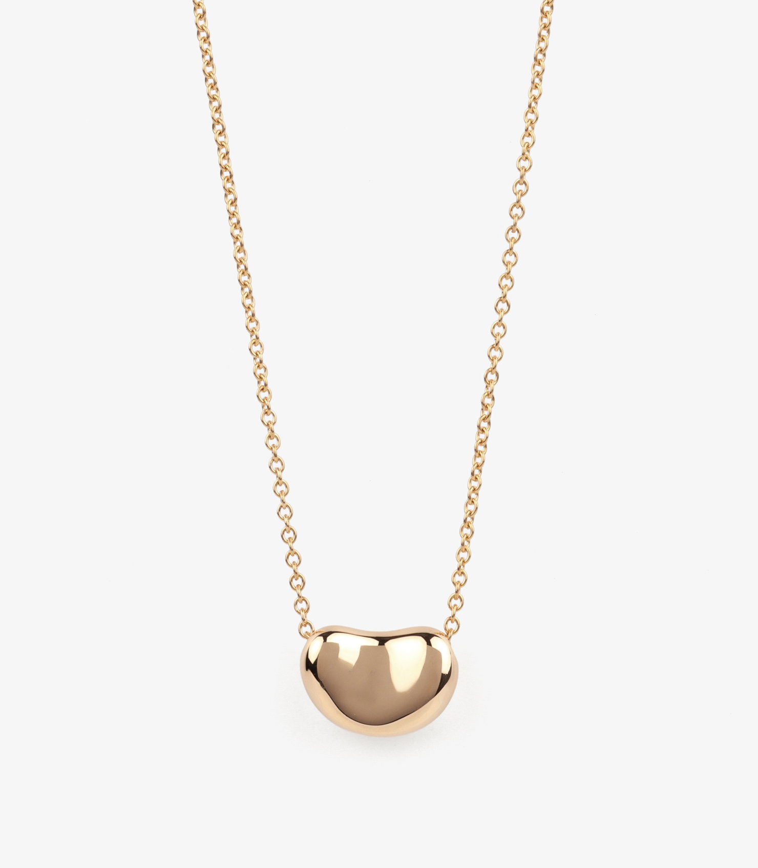 18ct Yellow Gold Elsa Peretti 11mm Bean Design Pendant