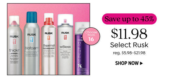 $11.98 SELECT RUSK HAIRCARE