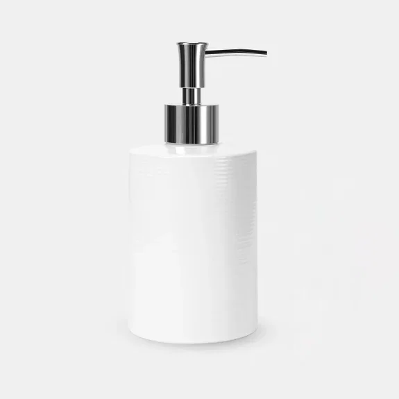 Ribbed soap dispenser $2.50.