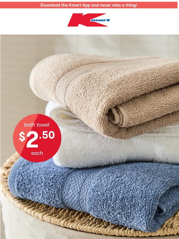 Bed & bath essentials from $2.50 🚿