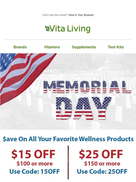 Celebrate Memorial Day With Spectacular Savings!