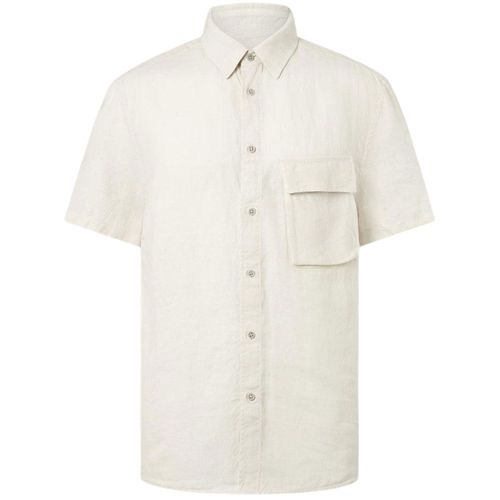 Belstaff Scale Short Sleeve Shirt - Silver Birch