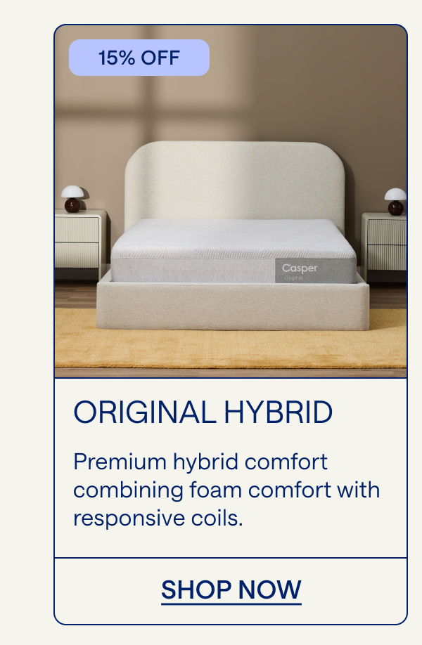 15% off Original Hybrid