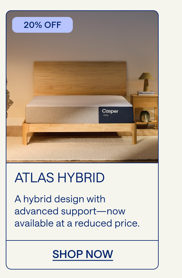 20% off Atlas Hybrid