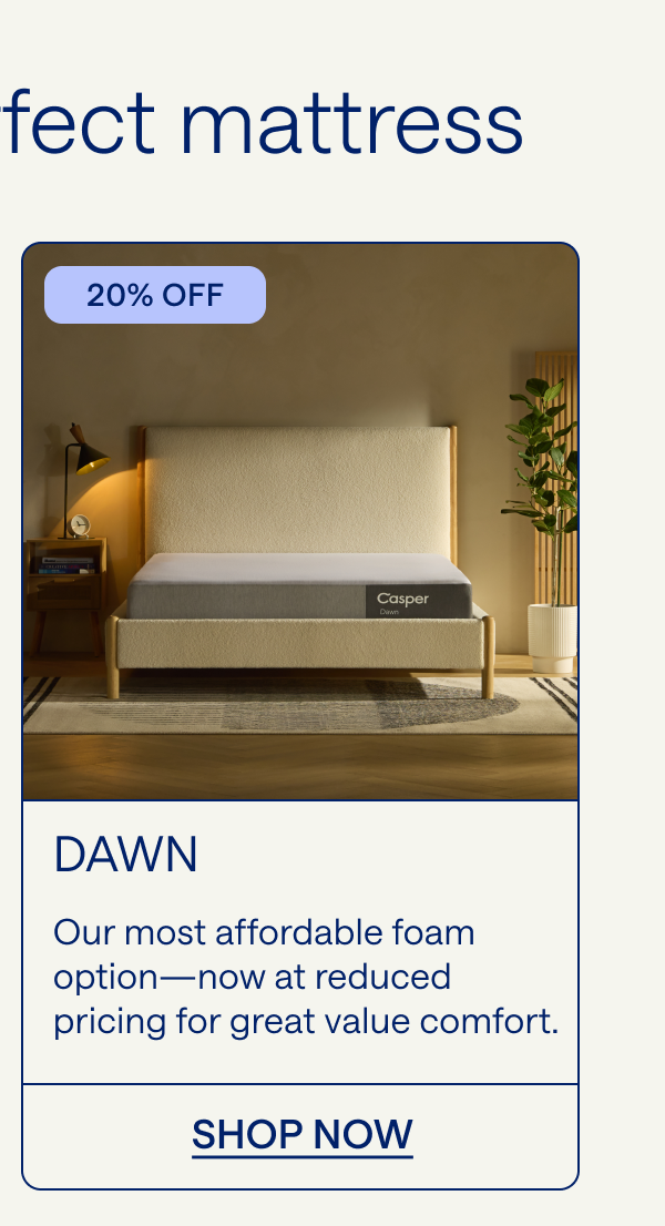 20% off Dawn