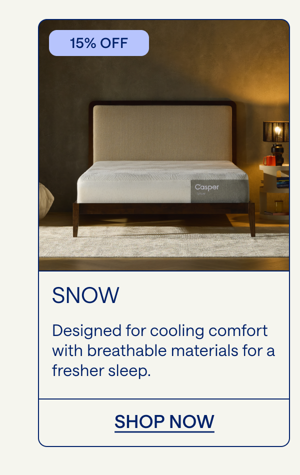 15% off Snow