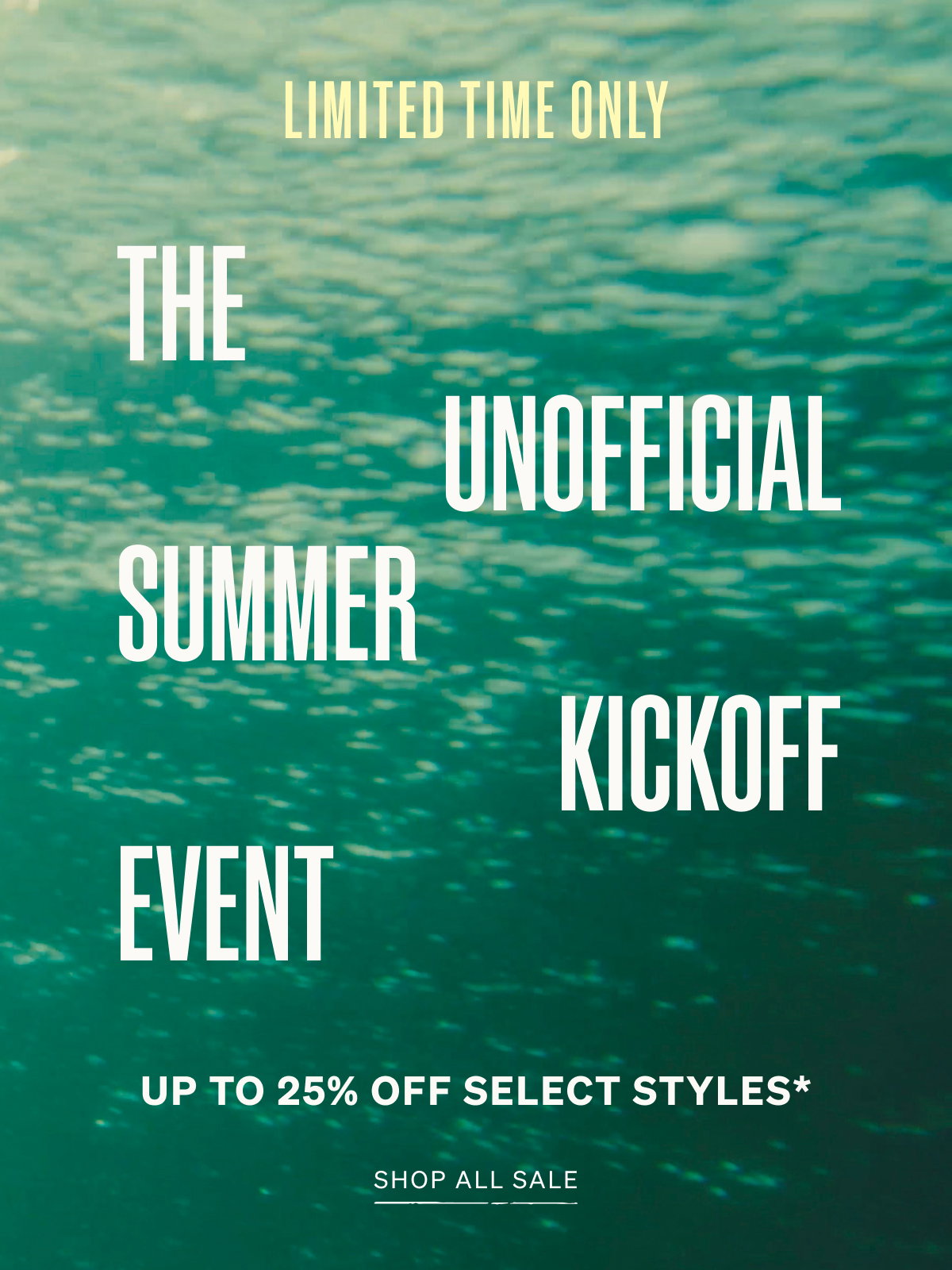 The Unofficial Summer Kickoff