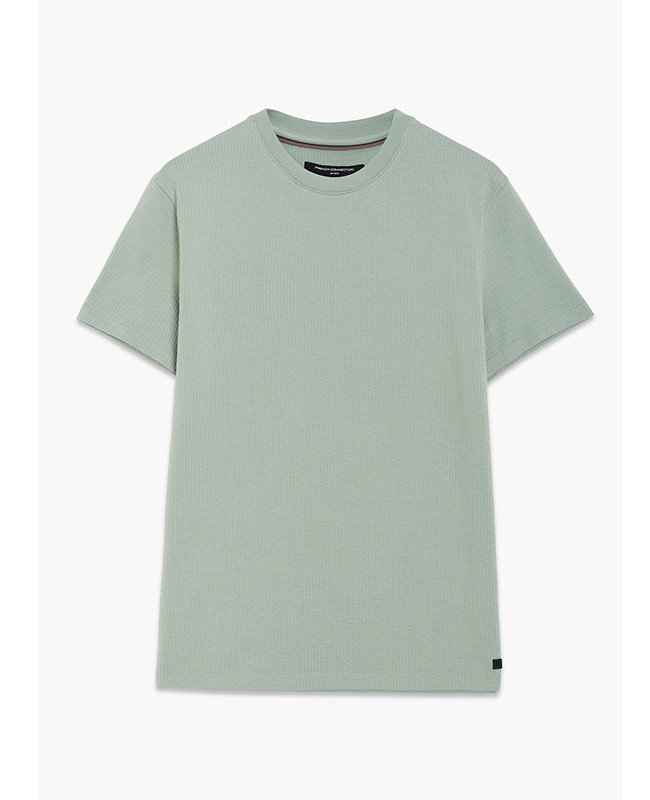 Short Sleeve Micro Seersucker Stripe T-Shirt