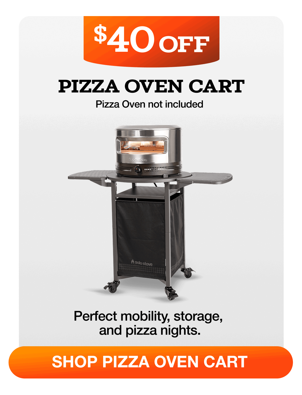Pizza Oven Cart