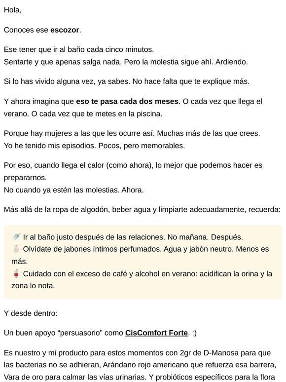 Re:🥴Antes del verano, lee esto.
