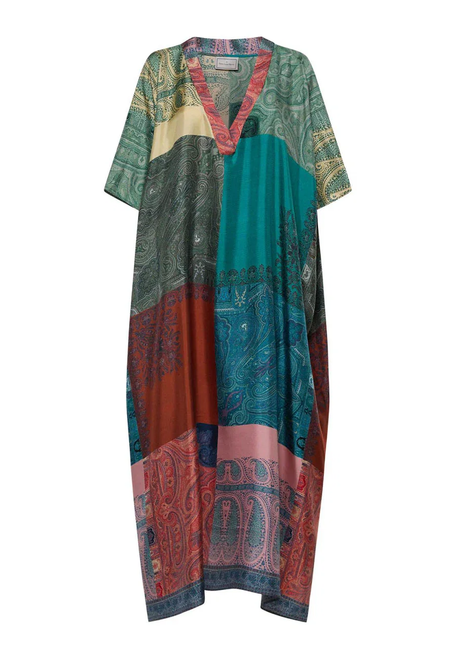 Aloe Kaftan Coat Silk