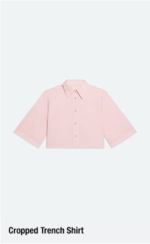 CROPPED TRENCH SHIRT