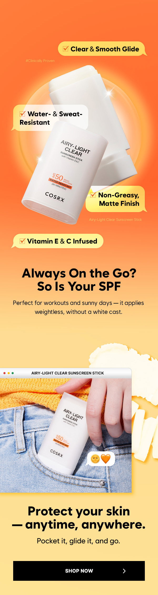 Airy-Light Sunstick You Need!