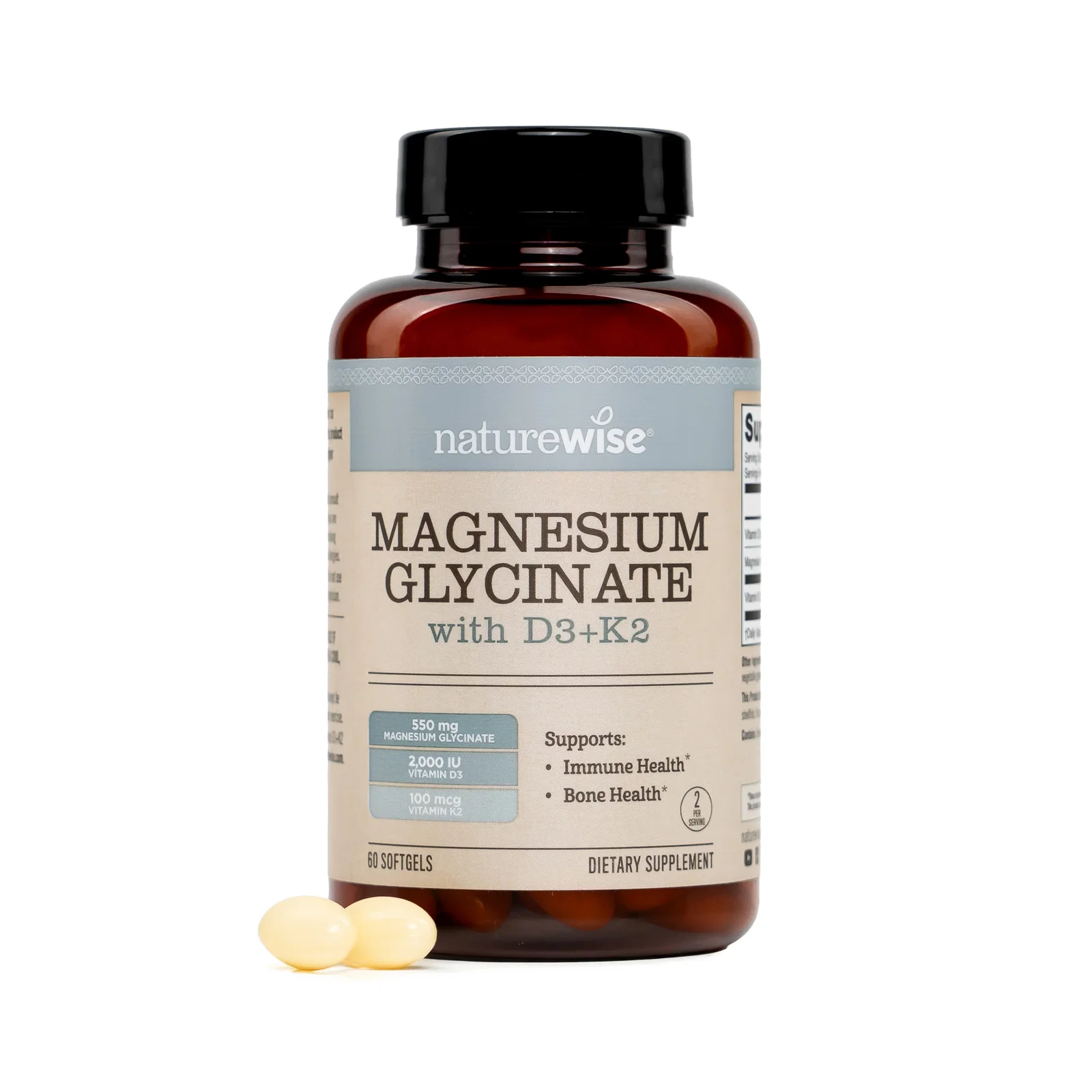 Image of Magnesium Glycinate with D3+K2
