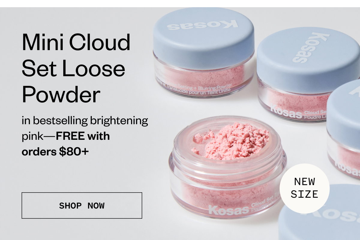 FREE Mini Cloud Set Loose Powder with orders $80+