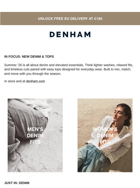 IN FOCUS: NEW DENIM & TOPS