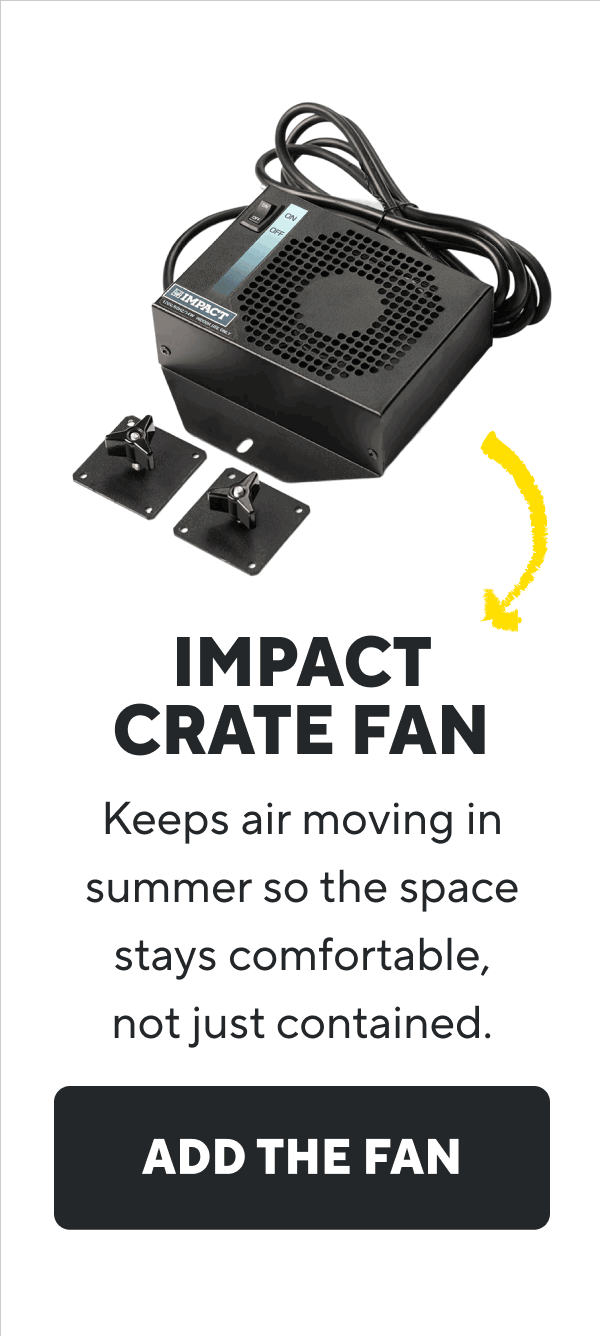 Impact Crate Fan | Add The Fan